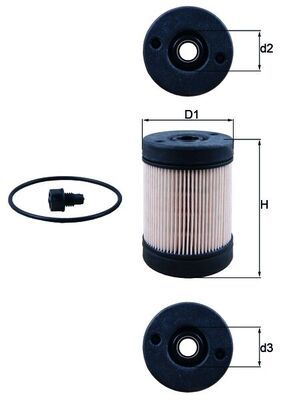 UX2D Фільтр карбамідний (MAHLE)