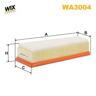WA3004  (119/8) WIX Фільтр повітря