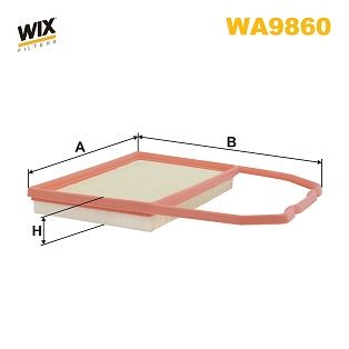 WA9860   (183/8) WIX Фільтр повітря