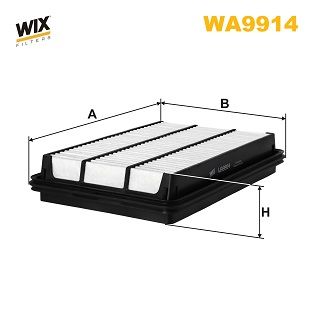 WA9914  (124/4)   WIX Фільтр повітря