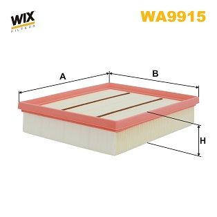 WA9915   (186/3) WIX Фільтр повітря