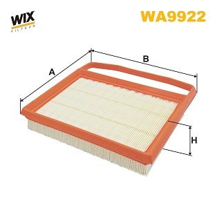 WA9922   (119/1) WIX Фільтр повітря
