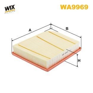 WA9969   (026/8)  WIX Фільтр повітря