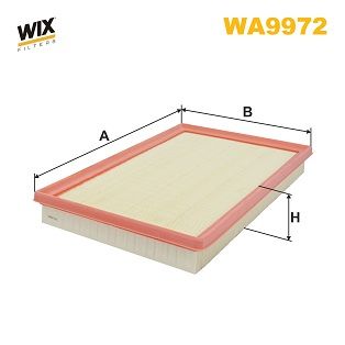 WA9972   (158/6)  WIX Фільтр повітря