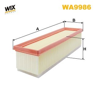WA9986   (119/7)  WIX Фільтр повітря