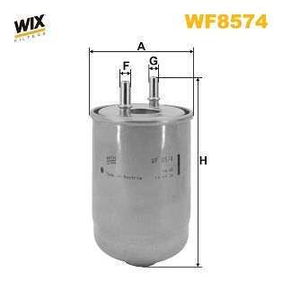 WF8574   (971/6) WIX Фільтр палива