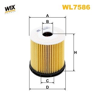 WL7586   (674/9) WIX Фільтр масла