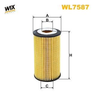 WL7587   (665/4)  WIX Фільтр масла