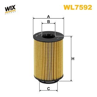 WL7592   (679/1) WIX Фільтр масла