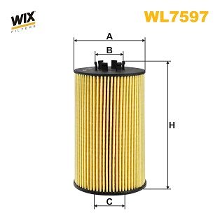 WL7597   (677/9)  WIX Фільтр масла