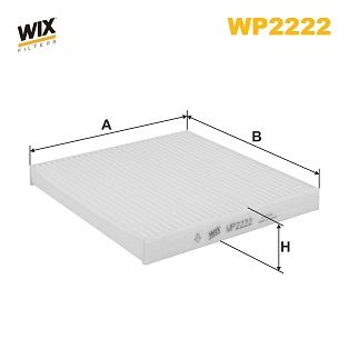 WP2222   (1435) WIX Фільтр салону