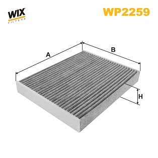 WP2259   (1451A)  WIX Фільтр салону