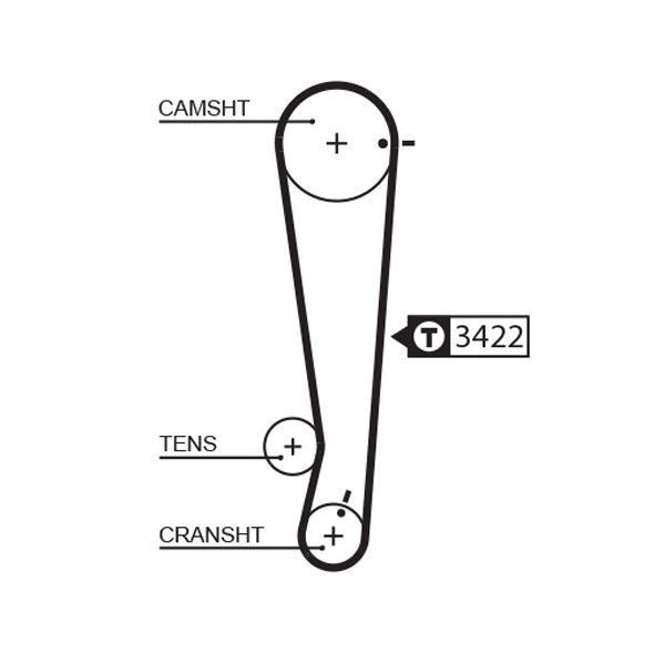 K025511XS (7883-11633)  Комплект ременя ГРМ GATES POWERGRIP KIT GATES