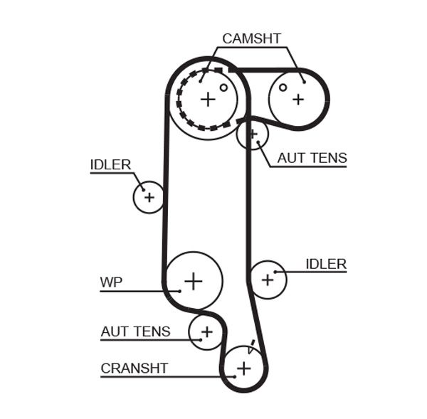 K045565XS (7883-11658)  Комплект ременя ГРМ GATES POWERGRIP KIT GATES
