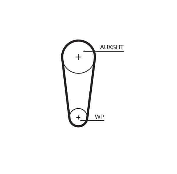 KP25680XS-2 (7883-13339)  Комплект ременя ГРМ GATES WATER PUMP KIT