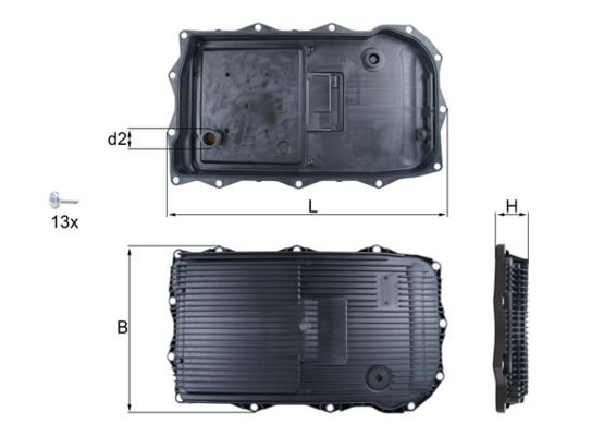 HX184KIT Фільтр гідравліки (KNECHT)
