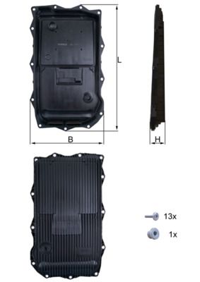 HX184KIT Фільтр гідравліки (KNECHT)
