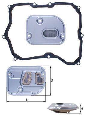 HX236D Фільтр гідравліки (KNECHT)