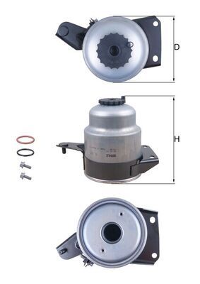 KL829D  Фільтр палива (KNECHT)