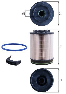 KX705D Фільтр палива (KNECHT)