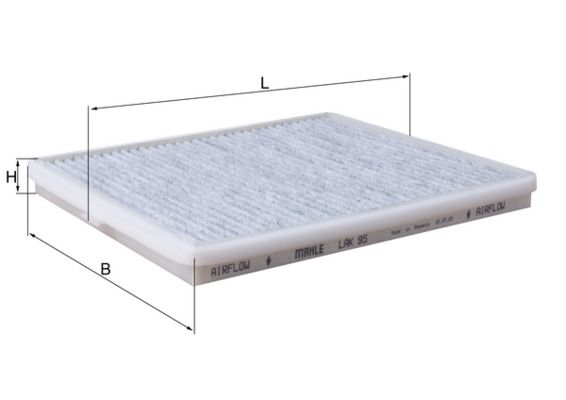 LAK95 Фільтр салону (KNECHT)