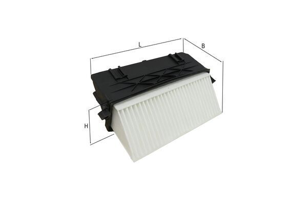 LX3885/S Фільтр повітря (KNECHT)