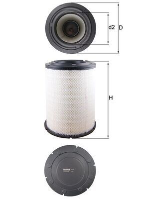LX4139 Фільтр повітря (KNECHT)