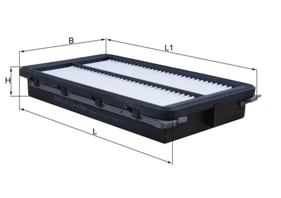 LX4759 Фільтр повітря (KNECHT)