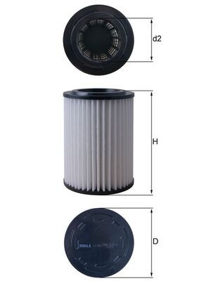 LX5363 Фільтр повітря (KNECHT)