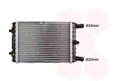 VAN WEZEL 03012704 Радіатор інтеркулера Audi Q7/Q8 3.0 TFSI 15-