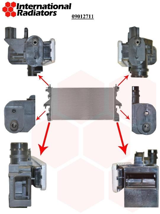 VAN WEZEL 09012711 Радіатор охолодження Fiat Ducato 2,3 D Multijet 06-