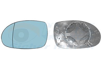 VAN WEZEL 0961837 Скло дзеркала (з підігрівом) Citroen C5 01-08 (L)
