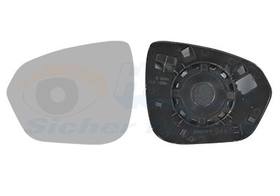 VAN WEZEL 1557831 Скло дзеркала Dacia Duster 17- (L)