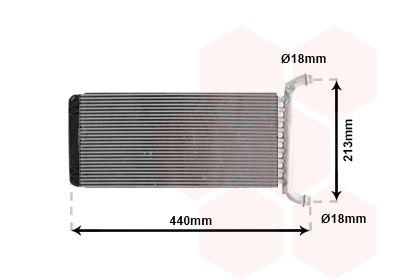 VAN WEZEL 30006399 Радіатор пічки MB Sprinter 06-