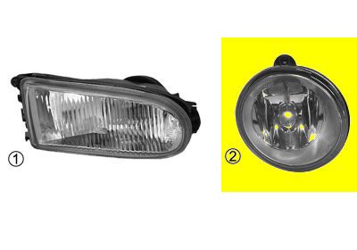 VAN WEZEL 4347997 Фара протитуманна Renault Trafic/Opel Vivaro 01- (L)
