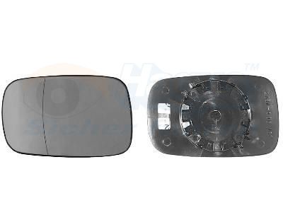 VAN WEZEL 4348838 Скло дзеркала (з підігрівом) Renault Laguna II 01-07 (R) (з тонуванням)