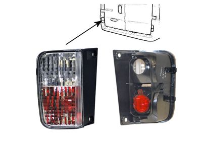 VAN WEZEL 4395929 Ліхтар задній протитуманний Renault Trafic 01-14 (L)