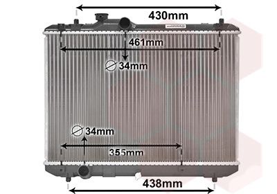 VAN WEZEL 52002083 Радіатор охолодження Suzuki Swift 1.3-1.6 05-