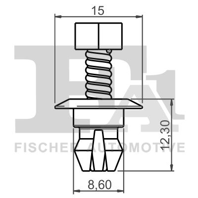 FA1 11300135 Кліпса кріплення (к-кт 5 шт) Audi Q5 10-17