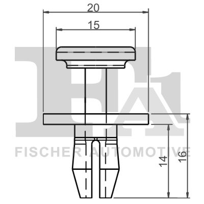 FA1 212000210 Заклепка розпірна (к-кт 10 шт) Citroen Jumpy/Peugeot Expert 16-