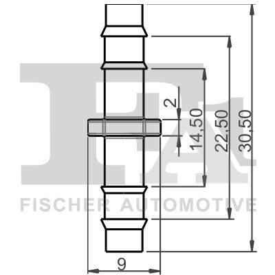 FA1 336001010 Перехідник, шланговий з’єднувач