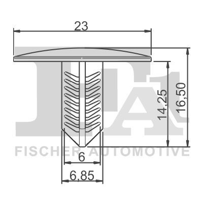 FA1 72100035 Кліпса кріплення (к-кт 5 шт) Subaru Exiga 08-