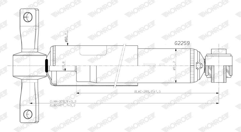 MONROE G2259 Амортизатор