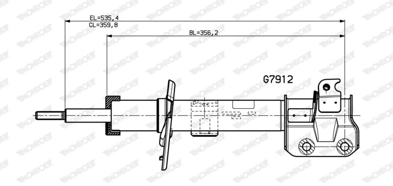 MONROE G7912 Амортизатор