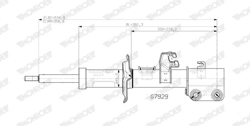 MONROE G7929 Амортизатор