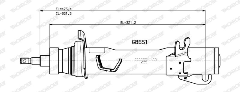 MONROE G8651 Амортизатор