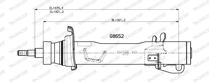 MONROE G8652 Амортизатор