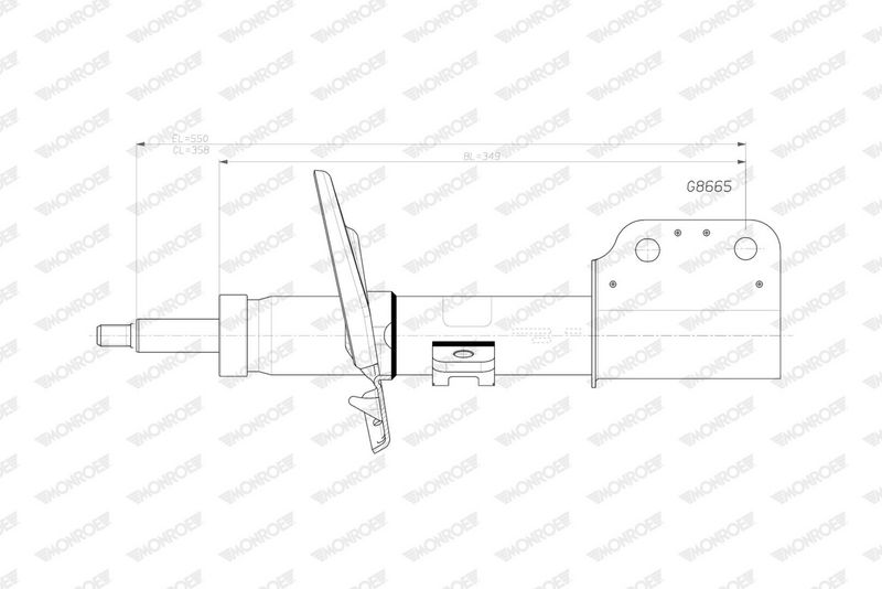 MONROE G8665 Амортизатор
