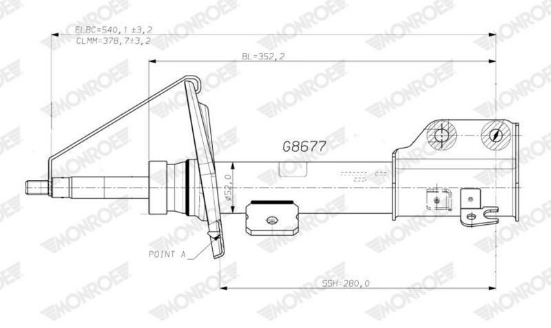 MONROE G8677 Амортизатор
