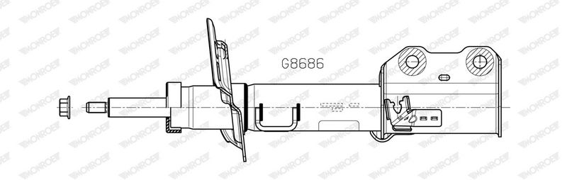 MONROE G8686 Амортизатор